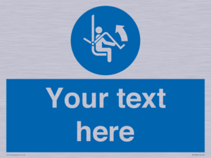 Custom Mandatory: Open safety bar of chairlift